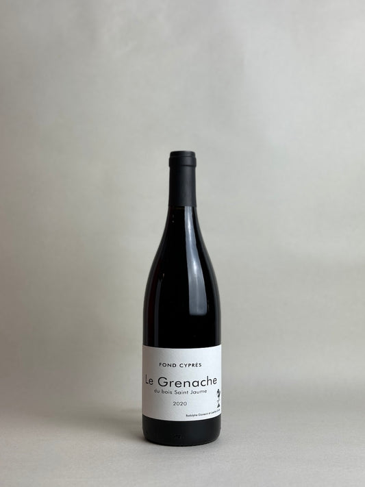 Fond Cyprès - Le Grenache du bois Saint Jaume 2020