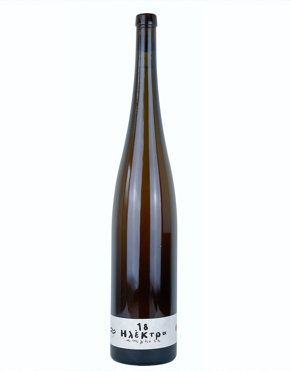 Bottle of Elektra, a Natural Wine produced by Valdisole with Malvasia Moscata grapes.